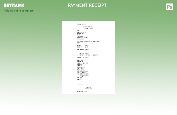 Модерен стил Шаблон за глобална проверка на плаќање на Shell